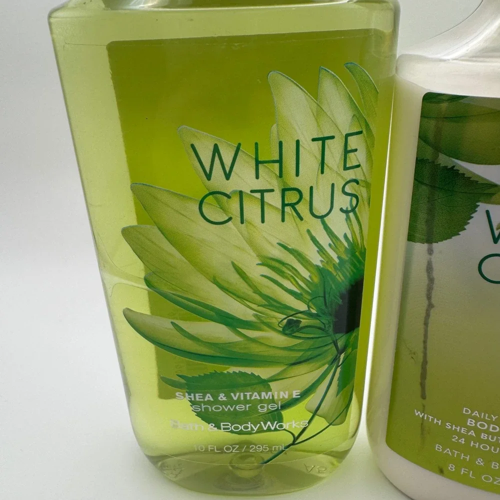 Bath & Body Works White Citrus Shower Gel & Body Lotion Set 18oz